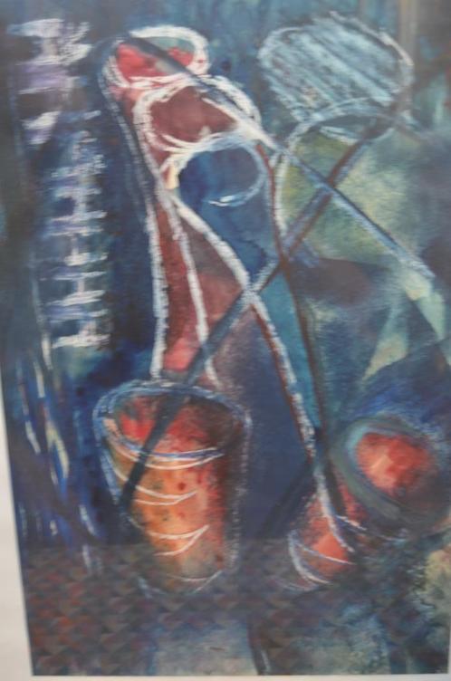 Abstract schilderij, Antiek en Kunst, Kunst | Schilderijen | Abstract, Ophalen of Verzenden