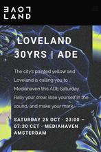 Loveland 30yrs - ADE 2 kaartjes, Twee personen