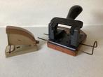 Vintage Zenith 520/E nietmachine en een Bullfinch perforator, Antiek en Kunst, Ophalen of Verzenden