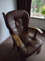 leunstoel, Huis en Inrichting, Fauteuils, Ophalen, Gebruikt, 75 tot 100 cm, Hout