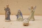 11 stuks Vintage porseleinen kerststal figuren 48320, Ophalen of Verzenden, Gebruikt