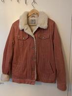 Jas van fluweel met imitatiebont - Denim Co, Kleding | Dames, Jassen | Winter, Maat 38/40 (M), Blauw, Nieuw, Ophalen of Verzenden