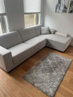 Nette grijze hoekbank (stof), 275 cm, Huis en Inrichting, Banken | Bankstellen, Ophalen, 250 tot 300 cm, Hoekbank, Driepersoons