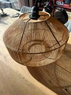 Hanglamp / plafondlamp Lampenkap met snoer, Ophalen of Verzenden, Zo goed als nieuw, Rond, 25 tot 50 cm