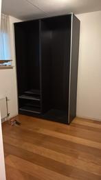 IKEA Pax kast donkerbruin met glazen deuren, Ophalen, Overige materialen, Gebruikt, 200 cm of meer