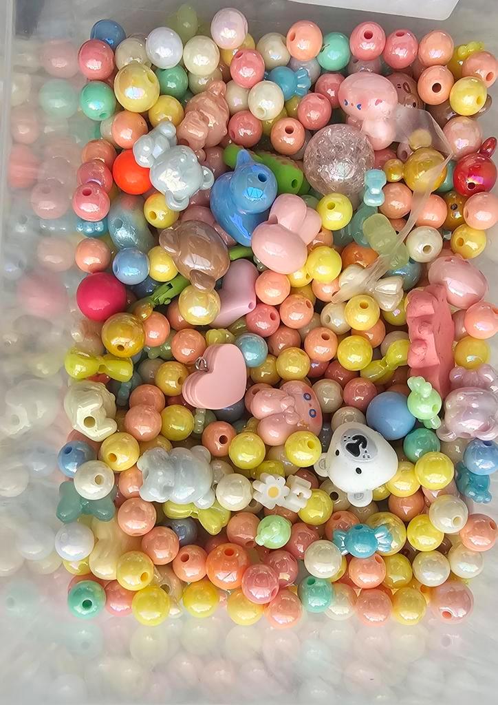 Grote partij kralen voor sieraden maken, Hobby en Vrije tijd, Kralen en Sieraden maken, Gebruikt, Kraal, Ophalen of Verzenden