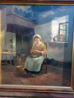 Olieverfschilderij op doek, Ophalen