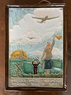 Choisonne tegel Porceleyne Fles - Voedsel, Vrede, Vrijheid, Antiek en Kunst, Ophalen of Verzenden