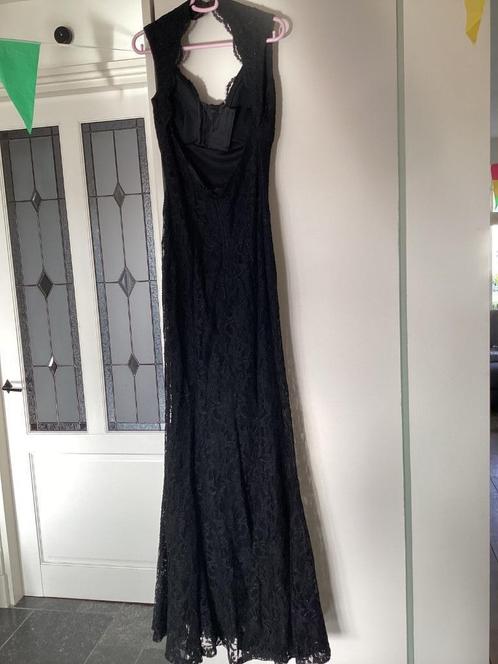 Galajurk maat m, Kleding | Dames, Gelegenheidskleding, Zo goed als nieuw, Galajurk, Maat 38/40 (M), Zwart, Ophalen of Verzenden
