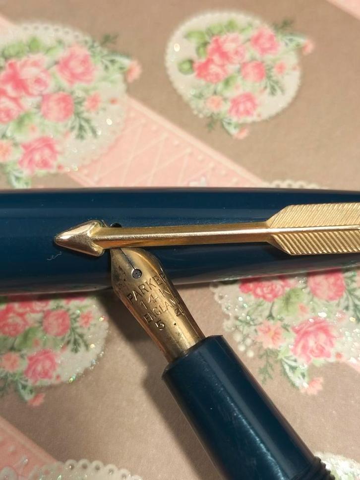 Parker Slimfold Duofold Vulpen, Verzamelen, Pennenverzamelingen, Vulpen, Parker, Ophalen of Verzenden