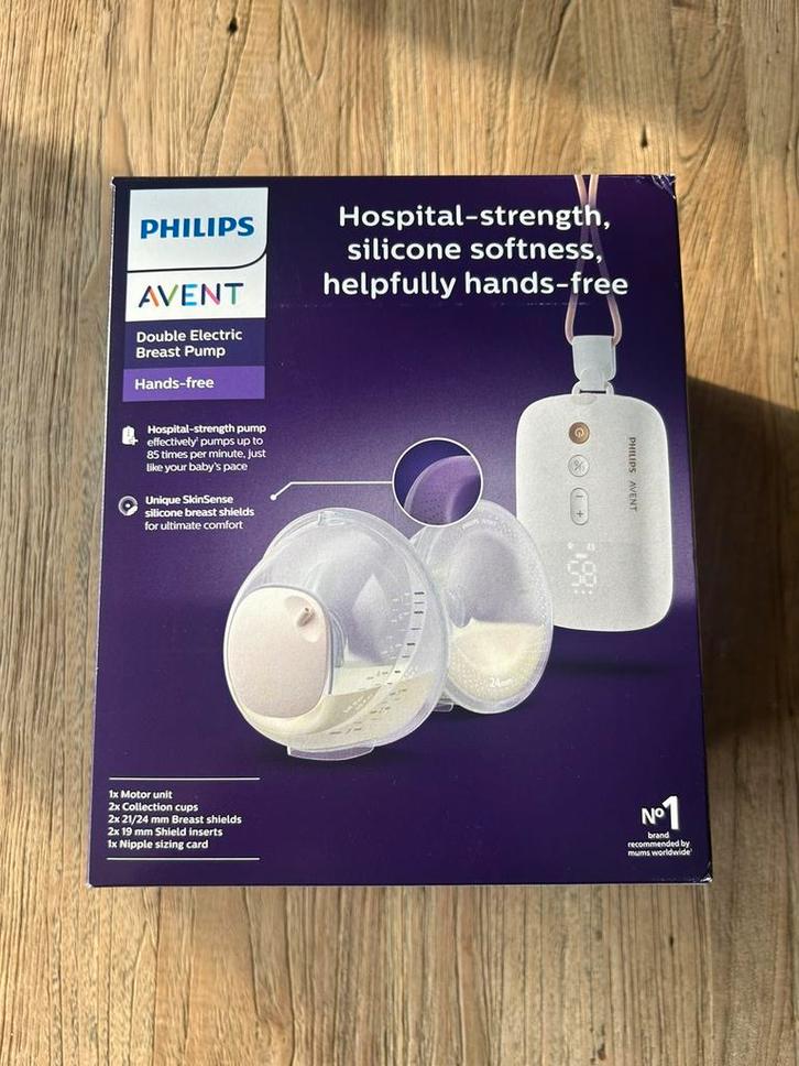 Philips Avent double electric breast pump hands-free, Kinderen en Baby's, Babyvoeding en Toebehoren, Zo goed als nieuw, Borstkolf