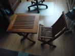 Tafeltje en Stoeltje, Huis en Inrichting, Stoelen, Ophalen, Gebruikt, Bruin, Kinderen