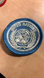 UN mouwembleem unifil Libanon, Verzamelen, Verzenden, Landmacht, Nederland, Embleem of Badge