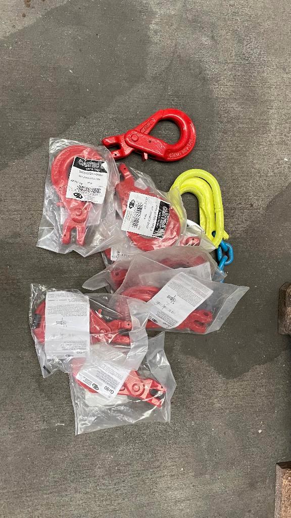 Zelfvergrendelende hijshaken / ketting componenten, Doe-het-zelf en Verbouw, Lieren en Takels, Nieuw, Handmatig, Ophalen