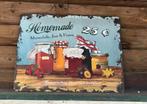 Vintage Metalen Bord - Homemade Jam & Honing, Ophalen of Verzenden, Zo goed als nieuw