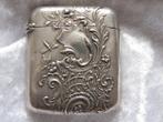 Prachtige Antieke zilveren jugendstil tondeldoos, Antiek en Kunst, Antiek | Goud en Zilver, Verzenden, Zilver