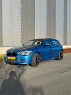 BMW 1-Serie 118I 125KW 5DR 2014 Blauw, Auto's, BMW, 1-Serie, Achterwielaandrijving, 1280 kg, Zwart