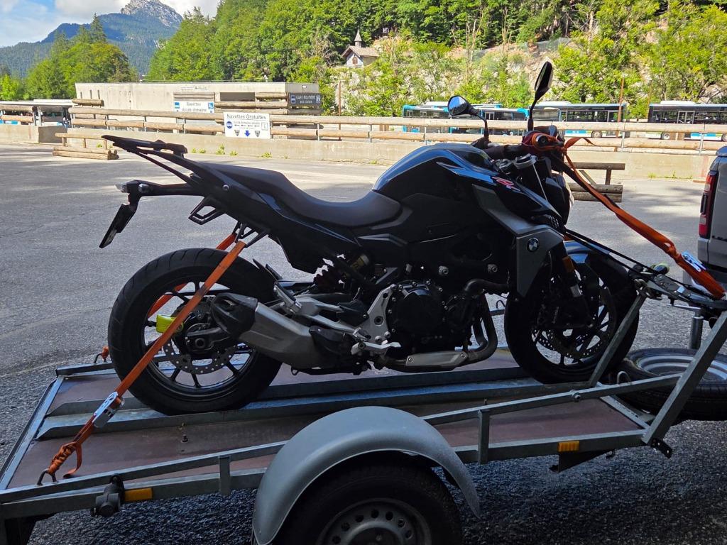 motoraanhanger - motortrailer te huur, Ophalen, Zo goed als nieuw