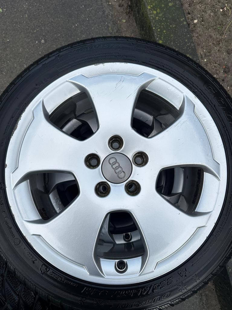 Audi Velgen 225/45 R17 Winterbanden, Ophalen, Gebruikt, Banden en Velgen, 17 inch