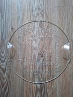Glazen kaasbord, Huis en Inrichting, Keuken | Servies, Ophalen of Verzenden, Bord(en), Overige stijlen, Glas
