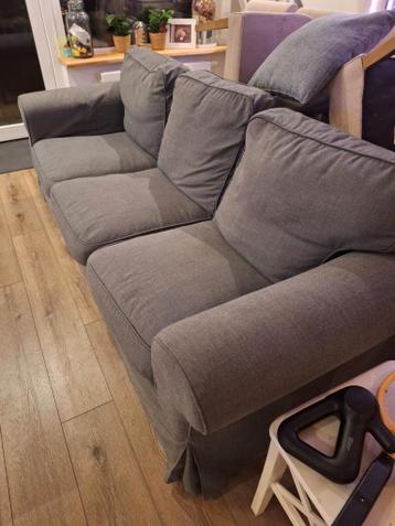 Ikea Ektorp grijze 3 zits bank - afbeelding 3