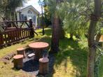 Chalet op eigengrond met grote tuin en grote vijver., Huizen en Kamers, Recreatiewoningen te koop, 45 m², 2 slaapkamers, Overijssel