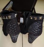 Dames schoenen echt leer maat 36, Supertrash, Zwart, Nieuw, Ophalen of Verzenden