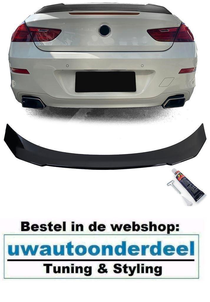 Achterklep Ducktale Spoiler Glans Zwart Voor Bmw 6 Serie F12, Auto diversen, Tuning en Styling, Ophalen of Verzenden