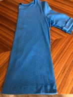 Marc Cain T-shirt fijne rib zgan mt 5 jeans blauw, Ophalen of Verzenden, Zo goed als nieuw, Blauw, Korte mouw