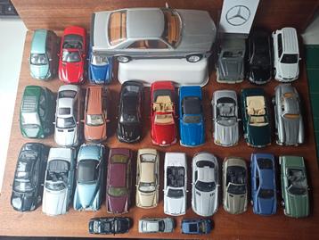 Verzameling modelauto's Mercedes meest schaal 1:43 zie fotos beschikbaar voor biedingen