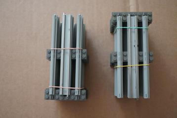 12 volt Lego trein rails recht 16 baanvakken beschikbaar voor biedingen