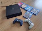 Sony PlayStation 4, 2 controlers, 5 games, Met 2 controllers, Ophalen of Verzenden, Original, Gebruikt