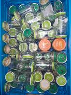 Lege glazen potjes met deksel, Ophalen of Verzenden, Gebruikt