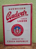 reclamebord Budweiser Budvar (nieuw in verpakking), Ophalen of Verzenden, Nieuw, Reclamebord, Plaat of Schild, Overige merken