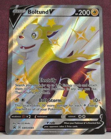 Boltund V Full Art SWSH085 SWSH Black Star Promos Pokémon  beschikbaar voor biedingen