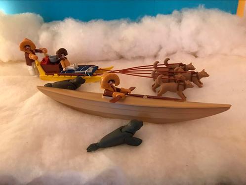 Playmobil Poolgebied: Eskimo’s en Kajak 3466/Collectorsitem, Kinderen en Baby's, Speelgoed | Playmobil, Gebruikt, Ophalen of Verzenden