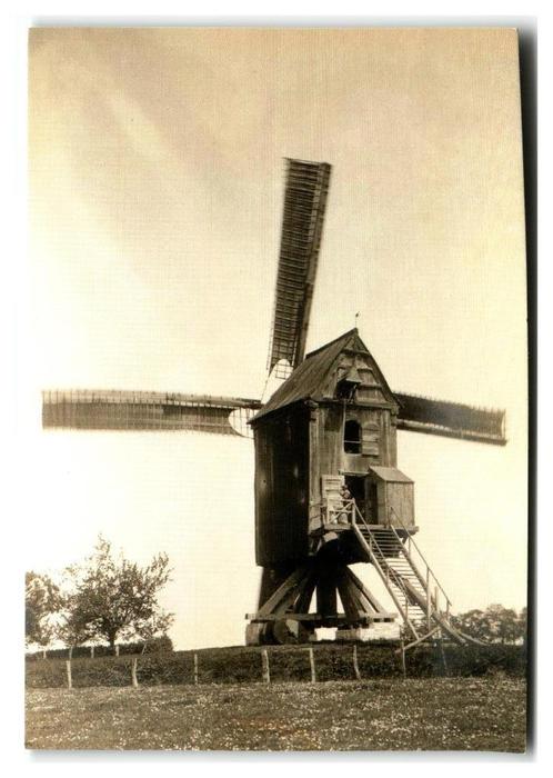 Brussegem, Brussegemmolen. Uitg: Stichting Levende Molens, Verzamelen, Ansichtkaarten | Buitenland, Ongelopen, België en Luxemburg