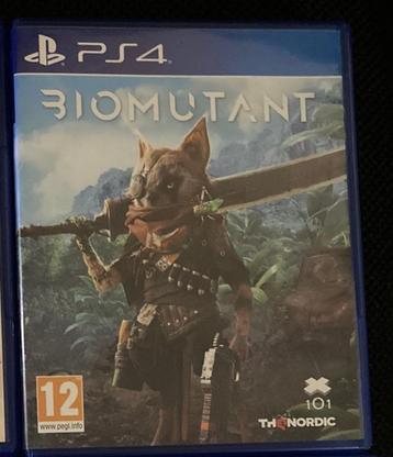 ps4 biomutant game ps 4 spel rpg kungfu wasbeer strijder rol beschikbaar voor biedingen
