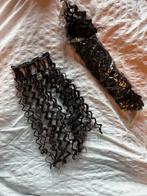 Curly hair Clip in, Sieraden, Tassen en Uiterlijk, Uiterlijk | Haarverzorging, Ophalen of Verzenden, Zo goed als nieuw, Pruik of Haarverlenging