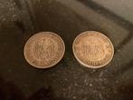 2 zilveren munten Duitsland 1934-1935, Ophalen of Verzenden, Duitsland, Setje, Zilver