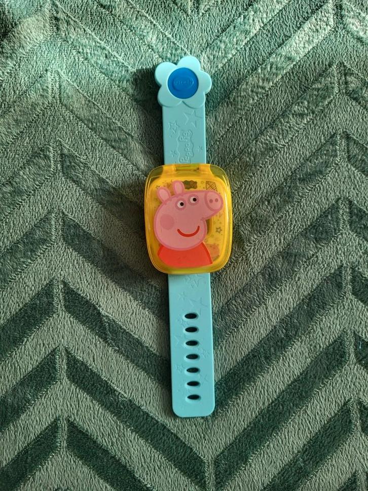 Vtech Peppa pig leer horloge, Kinderen en Baby's, Speelgoed | Vtech, Gebruikt, 4 tot 6 jaar, Ophalen