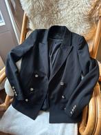 Zwarte double-breasted blazer van YAS, maat xs, Ophalen of Verzenden, Zo goed als nieuw, Maat 34 (XS) of kleiner, Zwart