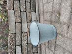 Zinken emmer. Prijs per stuk., Tuin en Terras, Bloembakken en Plantenbakken, Gebruikt, Minder dan 30 cm, Rond, Ophalen of Verzenden