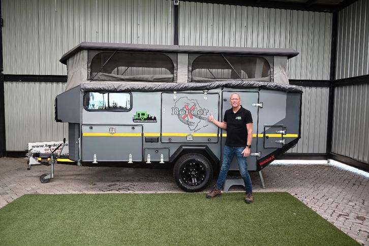 Offroad caravan, 4x4, kamperen, terreinwagen, Caravans en Kamperen, Caravans, Bedrijf, tot en met 5, 1250 - 1500 kg, Standaardzit