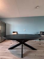 Eettafel van mangohout + salontafel, Huis en Inrichting, Tafels | Eettafels, Ophalen of Verzenden, Vijf personen of meer, Rechthoekig