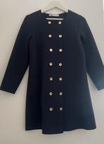 Blauw jurkje Zara met gouden knopen, Maat 38/40 (M), Blauw, Ophalen of Verzenden, Zo goed als nieuw