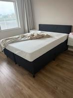 Boxpring 160x200 met opbergruimte ZSM WEG, Huis en Inrichting, Zwart, Tweepersoons, Ophalen of Verzenden, Zo goed als nieuw