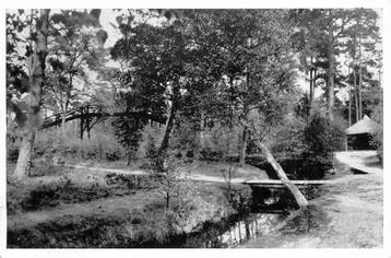 (388-415-017) Driebergen-Rijsenburg Zwitserse brug met hutje beschikbaar voor biedingen