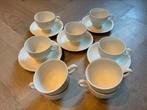 Wedgwood Edme koffiekopjes met schotels (5 sets + 4 losse), Ophalen of Verzenden