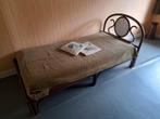 Rotan bed, Huis en Inrichting, Ophalen, Gebruikt, 90 cm, Eenpersoons